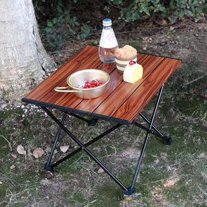 Outdoor Portable Ultralight Aluminum Compact <b>Small</b> Picnic Foldable Backpacking <b>Camping</b> Low <b>Table</b> - Product Image 2
