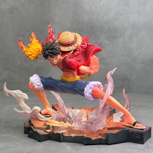 Figurine Luffy en PVC <span class=keywords><strong>de</strong></span> 17 cm <span class=keywords><strong>avec</strong></span> <span class=keywords><strong>chapeau</strong></span> <span class=keywords><strong>de</strong></span> <span class=keywords><strong>paille</strong></span>, grande taille, cadeau idéal pour les collectionneurs <span class=keywords><strong>de</strong></span> mangas, jouet pour l'affichage sur étagère ou en vitrine, décoration. - Product Image 6