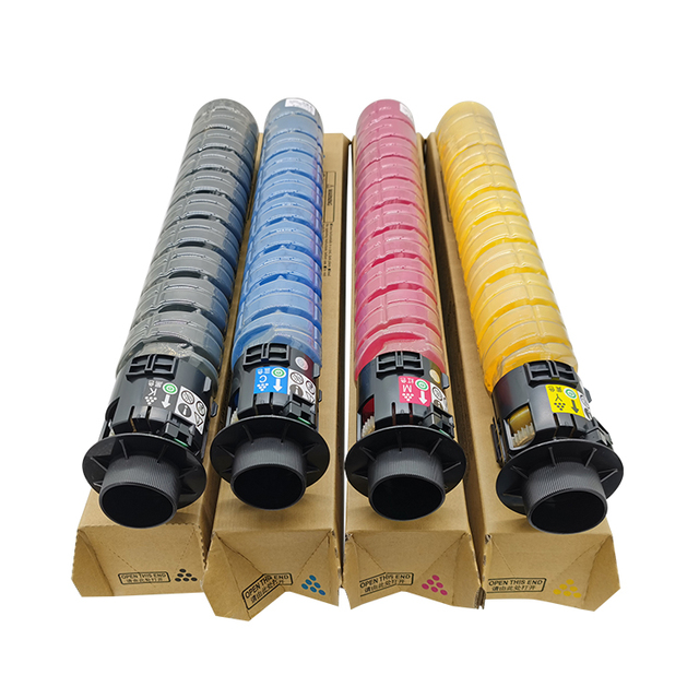 HUIBA Compatible Colored Toner Cartridge for Ricoh MP C3003 C3503 C3504 Copiers 000 Pages Yield