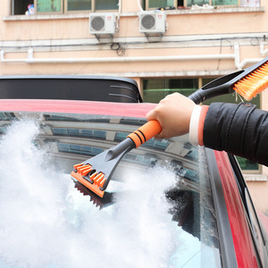 Multi Functional Car Snow Brush With <b>Ice</b> <b>Scraper</b> For Winter Vehicle Cleaning And Deicing Tool - Product Image 4
