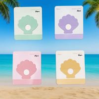 Bloc-notes en forme de coquillage, notes autocollantes mignonnes sur le thème de la plage, couleurs vives, essentiels pour la rentrée scolaire, pour le bureau et les études