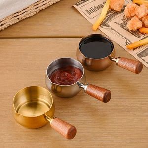 304 Stainless Steel <b>Measuring</b> Cups and <b>Spoons</b> Set with Wood Handle for <b>Measuring</b> Baking - Product Image 3