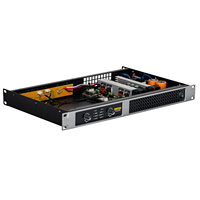 Amplificateur de puissance audio professionnel de classe D 2x1200W, montage en rack 1U, amplificateur 2 canaux à haute sortie pour scène, DJ, club, bar, karaoké, sonorisation en direct