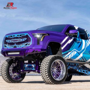 ล้ออัลลอยปลอมแปลงสำหรับรถบรรทุกรถกระบะฟอร์ด F150 F100 F250 F300 <span class=keywords><strong>GTR</strong></span> DGE 6X139.7 8X170 8x180 24X12 26X14 24X14 - Product Image 3