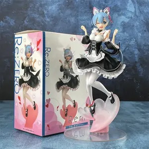 Anime Re: A vida em um mundo diferente de zero Rem Character Model Ornament Anime Action Figure