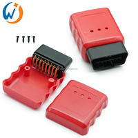 Conector OBD2 de 16 pines OBDii, adaptador de 16 Pines, enchufe macho II OBD, Conector de coche J1962