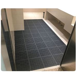 <b>Non</b> <b>Slip</b> Square Shower <b>Mats</b> for Inside Shower Quick Drain Interlocking Floor Tiles - Product Image 4