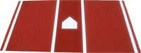 BM01A Tapis de frappeur de gazon synthétique Pro Ball, tapis de plaque de maison, tapis de frappe de baseball Softball 12 'X 6'