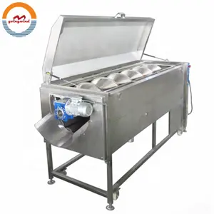 Machine automatique industrielle de nettoyage de brosse de carotte équipement de lavage et d'épluchage de polissage de <span class=keywords><strong>carottes</strong></span> à vendre - Product Image 1