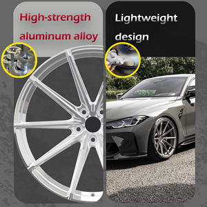 Jantes concaves personnalisées en argent forgé SS de 18 à 22 pouces pour Audi A7 Q2 Q3 <span class=keywords><strong>Q4</strong></span> Q5 <span class=keywords><strong>BMW</strong></span> E36 E46 E90 F30 G20 5x120 5x112 - Product Image 3