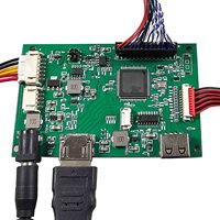Layar Digital Signage Luar Ruangan Ultra Lebar Layar Sentuh Tft Lcd 1920X360 24 Inci Panel Lcd Layar Memanjang Dengan Papan Usb