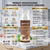 Dentifrice avancé pour chiens sans fluorure, à l'extrait d'aloès et aux enzymes bioactives, pour la santé des gencives et l'élimination de la mauvaise haleine, soins pour animaux de compagnie, marque privée