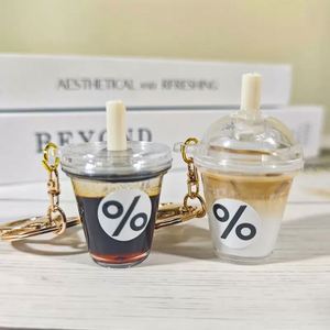 พวงกุญแจกาแฟ พวงกุญแจไอซ์อเมริกันลาเต้ จี้ห้อยกระเป๋า - Product Image 2