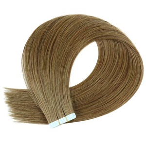 Extensions de cheveux naturels Remy à bandes adhésives en PU, invisibles et sans couture, avec trame en PU injecté, extensions de cheveux naturels bruts, trame adhésive effet peau - Product Image 4