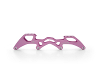 Patins à roulettes de haute qualité avec cadre en aluminium à 2 couches, impression colorée, anodisation de l'aluminium, usinage CNC, chaussures de patinage à roulettes clignotantes