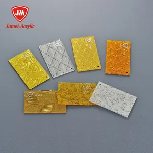 Jumei China Customize Fabric Decoration 3mm Acrylic Sheet Texture
