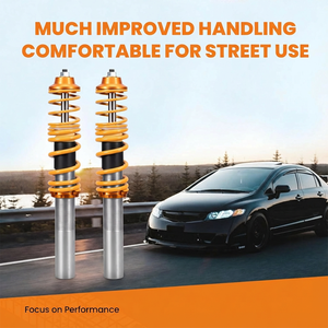 Nuovo Ammortizzatore Regolabile in Altezza per Sospensioni <span class=keywords><strong>Anteriori</strong></span>/Posteriori per <span class=keywords><strong>Renault</strong></span> <span class=keywords><strong>Clio</strong></span> II 1998-2005 - Product Image 2