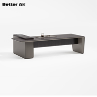 Servicio Personalizado, Mesa de Centro Modular de Madera Sólida, Diseño Moderno, Muebles de Oficina Comerciales de Calidad, Uso Ejecutivo