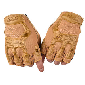 Multi Function Half <b>Finger</b> Sports Tactical Riding Gloves with Nylon & Silicon - Product Image 2