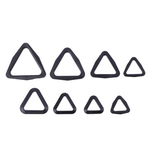 Accessoires de sac à boucle triangulaire, attaches en D imperméables pour sacs DIY, couleur unie - Product Image 4