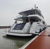 Yacht de luxe en alliage d'aluminium 2020, 46 m, moteurs diesel hors-bord MTU 2x2200 CV, vitesse de croisière de 15 nœuds pour les voyages longue distance en mer