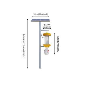 Lámpara Solar UV <span class=keywords><strong>para</strong></span> Atrapar Insectos, Equipo de Control de Plagas Eficiente de Nueva Tecnología - Product Image 4
