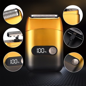 NUEVA Afeitadora Eléctrica con Lámina Dorada, Recortadora de Pelo, Máquina de Afeitar con Pantalla LED Recargable, Recortadora de Barba para Hombres - Product Image 4