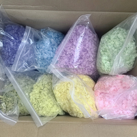 Pétales d'hortensia Anna sélectionnés à la main en gros, confettis de fleurs préservées, pétales de fleurs séchées blancs et roses pour mariage