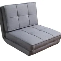 Venta directa de fábrica, sofá cama multifunción de lino, barato, futón, sofá de suelo ajustable, cama individual