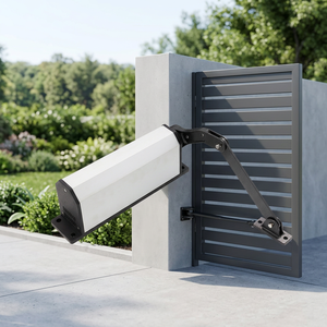 Operador de Puerta Automática Comercial para Villa, Moderno, Plateado, con Sensor de Movimiento, Diseño Impermeable, Control Remoto de 30-50M, Sin Escobillas - Product Image 3