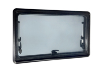Fenêtre de camping-car en alliage d'aluminium MEIDI, étanche, durable, simplicité moderne, pour caravane/remorque/camping-car, angle droit, manuelle, garantie 1 an