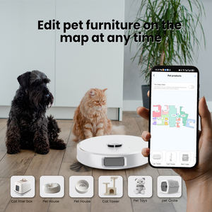 AIRROBO خط إنتاج Pa تنظيف السجاد بالليزر بالموجات فوق الصوتية منطقة الحيوانات الأليفة عميق منع الشعر تتشابك السيارات إفراغ ذاتي - Product Image 5