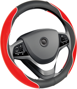 Housse de <span class=keywords><strong>volant</strong></span> en cuir PU, couverture de haute qualité, universel, <span class=keywords><strong>volant</strong></span> de voiture, à la mode, livraison directe depuis l'usine - Product Image 4