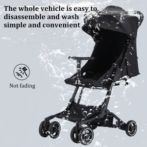 Xe đẩy em bé đa năng 3 trong 1 cao cấp, nhẹ, gấp gọn, dành cho trẻ sơ sinh và trẻ nhỏ, bán buôn - Product Image 5