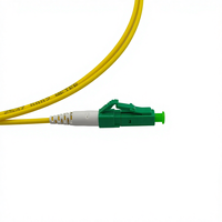 Kabel Patch Fiber Optik COMTON Duplex LC UPC ke LC APC Single Mode G.657A1 9um Kuning LSZH/PVC Bersertifikasi ROHS Panjang 1m