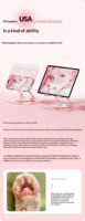 Support de tablette et de téléphone pliable rotatif en métal et silicone, motif griffe de chat, avec dissipation thermique, pour bureau, voyage, cadeau, transfrontalier, nouveauté