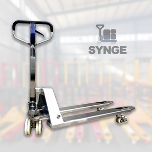 SYNGE Venta al por mayor de mano de acero inoxidable Pallet Jack <span class=keywords><strong>CE</strong></span> Carretilla elevadora Pallet Truck <span class=keywords><strong>Stacker</strong></span> Precio - Product Image 3