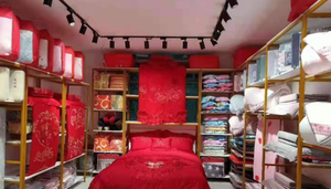 Présentoir de literie fait maison, couleur or, 1 pièce, magasin de meubles, écharpe et drap de lit, support de rangement pour housse de couette et oreiller - Product Image 6