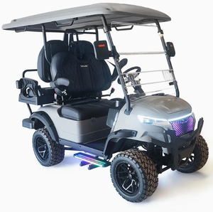 Voiturette de golf électrique de luxe 4 places, moteur 5KW, vitesse 30km/h, batterie lithium, capacité de charge 300kg, sièges silencieux et confortables, carrosserie élégante - Product Image 6