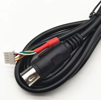 4-Pin Mini-DIN CCTV-Kamera-Sensorkabel mit PVC-Ummantelung für Auto-Rückfahrkamera-Erweiterung & Anschlüsse