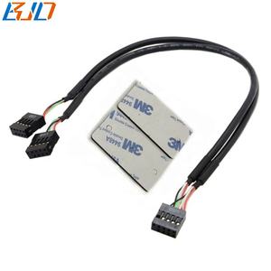 主板9针接头至4 * USB 2.0 9针公连接器集线器分离器适配器，带数据延长线0.3M - Product Image 5