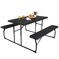 Table pliante de pique-nique de qualité supérieure, design moderne, 180 cm (72 pouces), idéale pour hôtel, ferme, salon – Vente en gros
