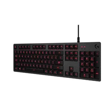G413 Logitech (G) Wired Game Mechanical Keyboard Full-Size Backlit Keyboard Aluminum Eating Chicken Keyboard Original 100%