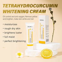 Crème éclaircissante au curcuma en marque propre 50 ml, crème hydratante pour le visage pour unifier le teint