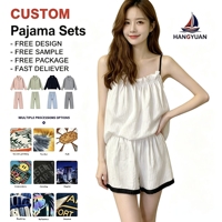 Ensemble pyjama 2 pièces pour femme, fin et confortable, idéal pour le printemps et l'automne, personnalisable