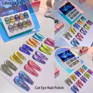 ชุดน้ำยาทาเล็บเจลยูวี TPO Hema 15มล. ประกายแม่เหล็ก10สีสำหรับซาลอนเจลทาเล็บ15มล. - Product Image 2