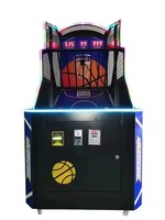 Jeu d'arcade de basket-ball compact à monnayeur pour usage intérieur en centre commercial, jeu de tir de basket-ball pour enfants, type cinéma