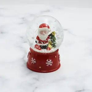 65Mm Resin Craft Leuke Kerst Cadeau Sneeuwpop Glas Snowglobe Indoor Decoratie