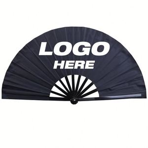 Custom Logo Folding Fan Personalized <b>Gift</b> for Wedding Party Events & Business Promotions Lightweight Portable Decorative Fan - Product Image 1