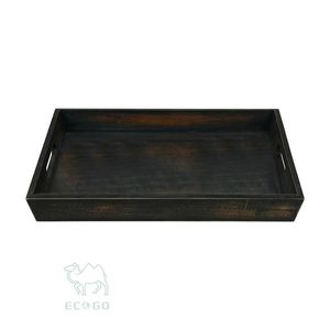 Bandeja de Servicio Personalizada para Restaurante o Cafetería con Base de Bambú, Acabado Lacado, Diseño Sólido para Platos y Bebidas - Product Image 3